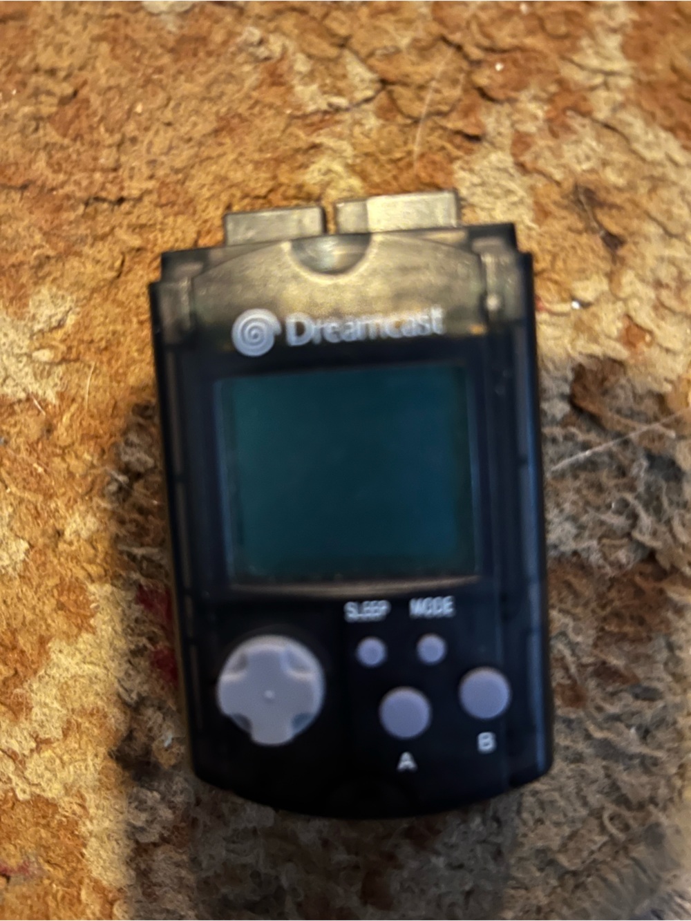 Official Sega Dreamcast Visual Memory Unit VMU Memory Card - Smoke Black Transpa